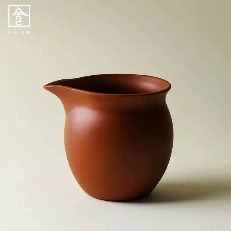Handmade Yixing Purple Clay Fair Cup, Raw Ore Vermilion Clay, Large Capacity Tea Divider For Home Use
Handmade Yixing Purple Clay Fair Cup, Raw Ore Vermilion Clay, Large Capacity Tea Divider For Home Use
