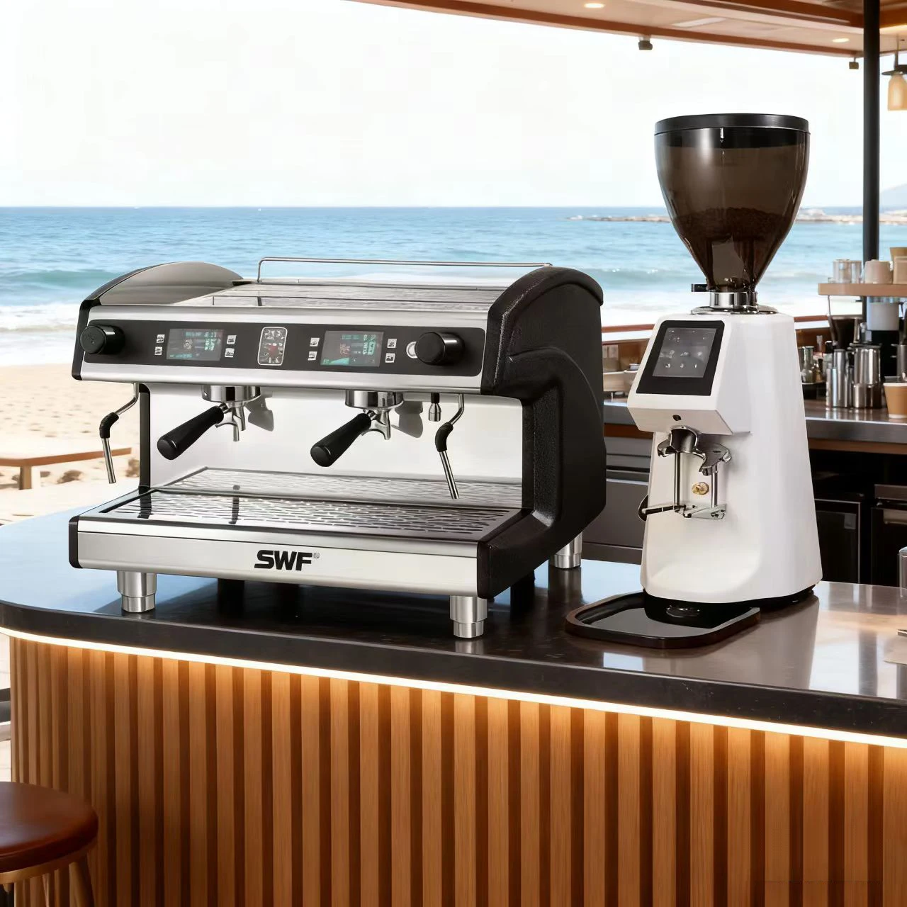 Double Head Italian Commercial Smart Automatic Coffee Makers Espresso Coffee Machine
Double Head Italian Commercial Smart Automatic Coffee Makers Espresso Coffee Machine
