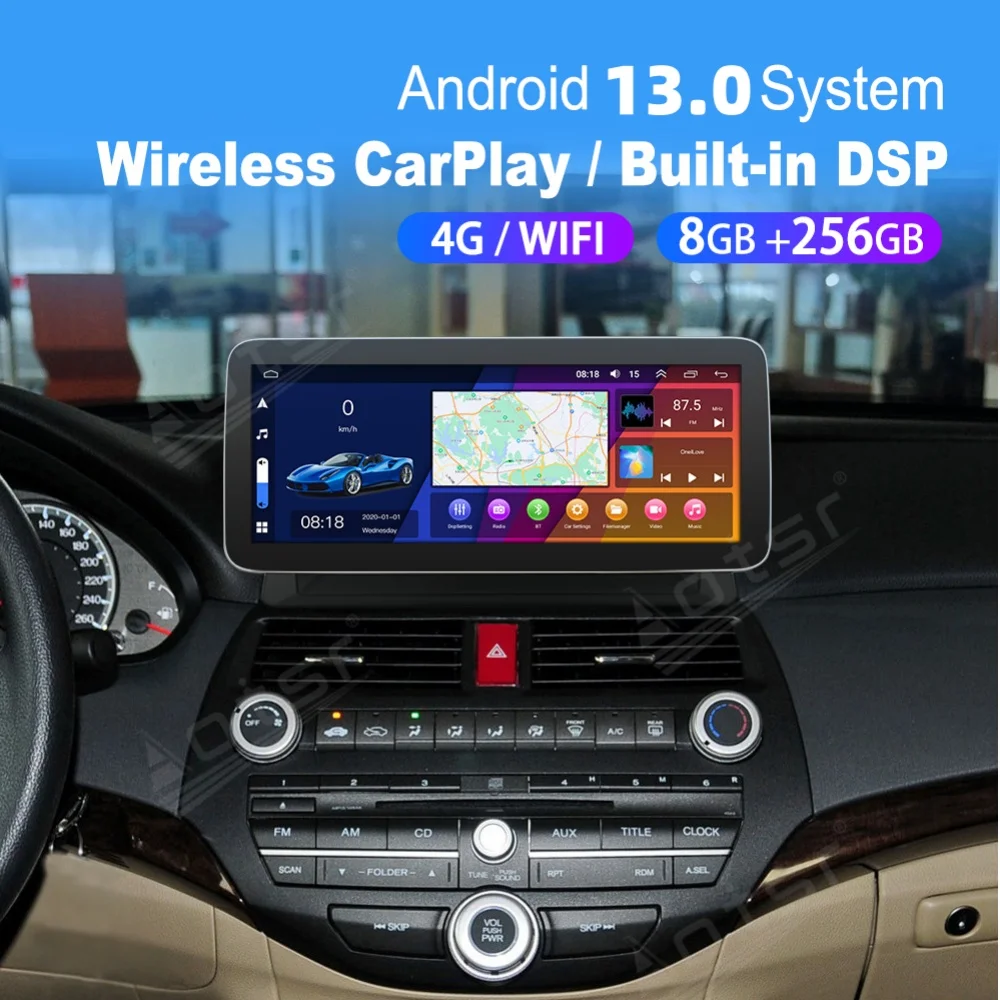 12,3-дюймовый Android Carplay для Honda Accord 8th 2008 ~ 2013 автомобильный мультимедийный автомобильный стерео радио GPS-навигатор головное устройство
12,3-дюймовый Android Carplay для Honda Accord 8th 2008 ~ 2013 автомобильный мультимедийный автомобильный стерео радио GPS-навигатор головное устройство