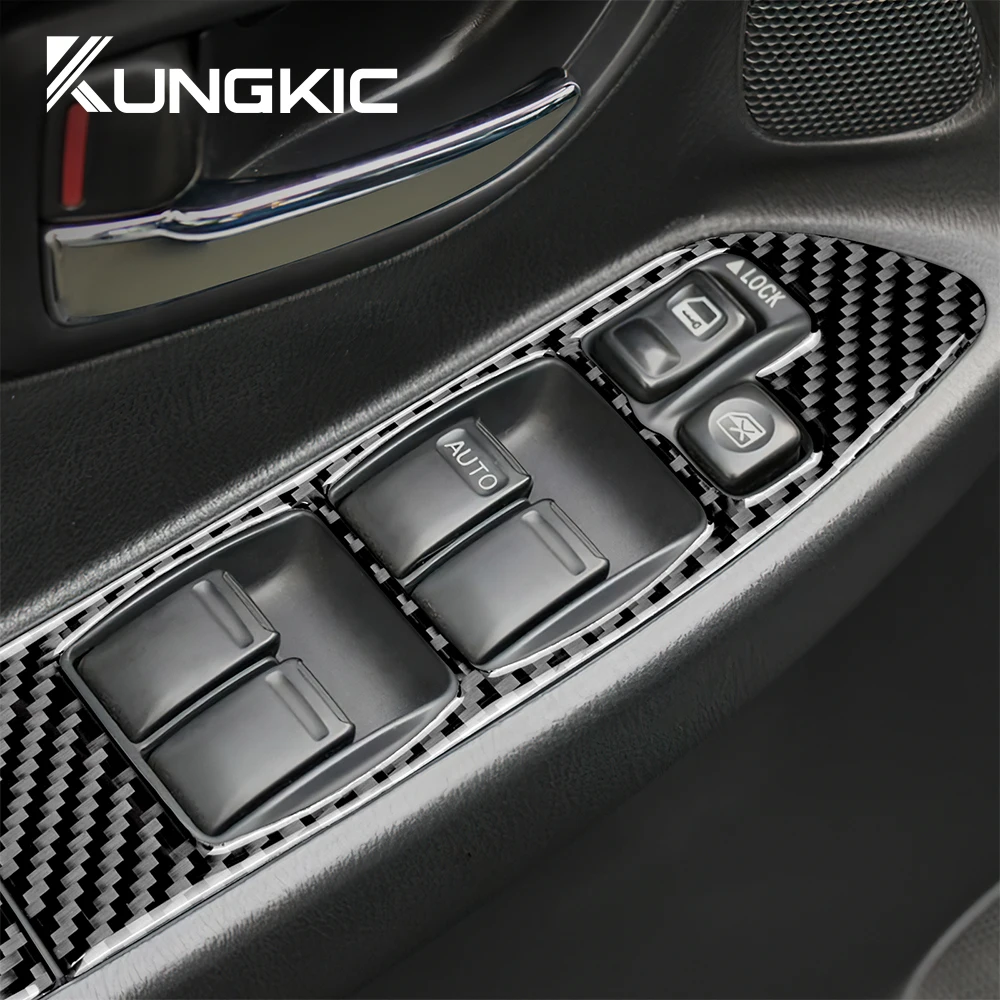 Car Window Lift Switch Panel Button Cover Real Soft Carbon Fiber Sticker for Subaru Impreza WRX STI 2002-2004 LHD RHD Interior
Car Window Lift Switch Panel Button Cover Real Soft Carbon Fiber Sticker for Subaru Impreza WRX STI 2002-2004 LHD RHD Interior