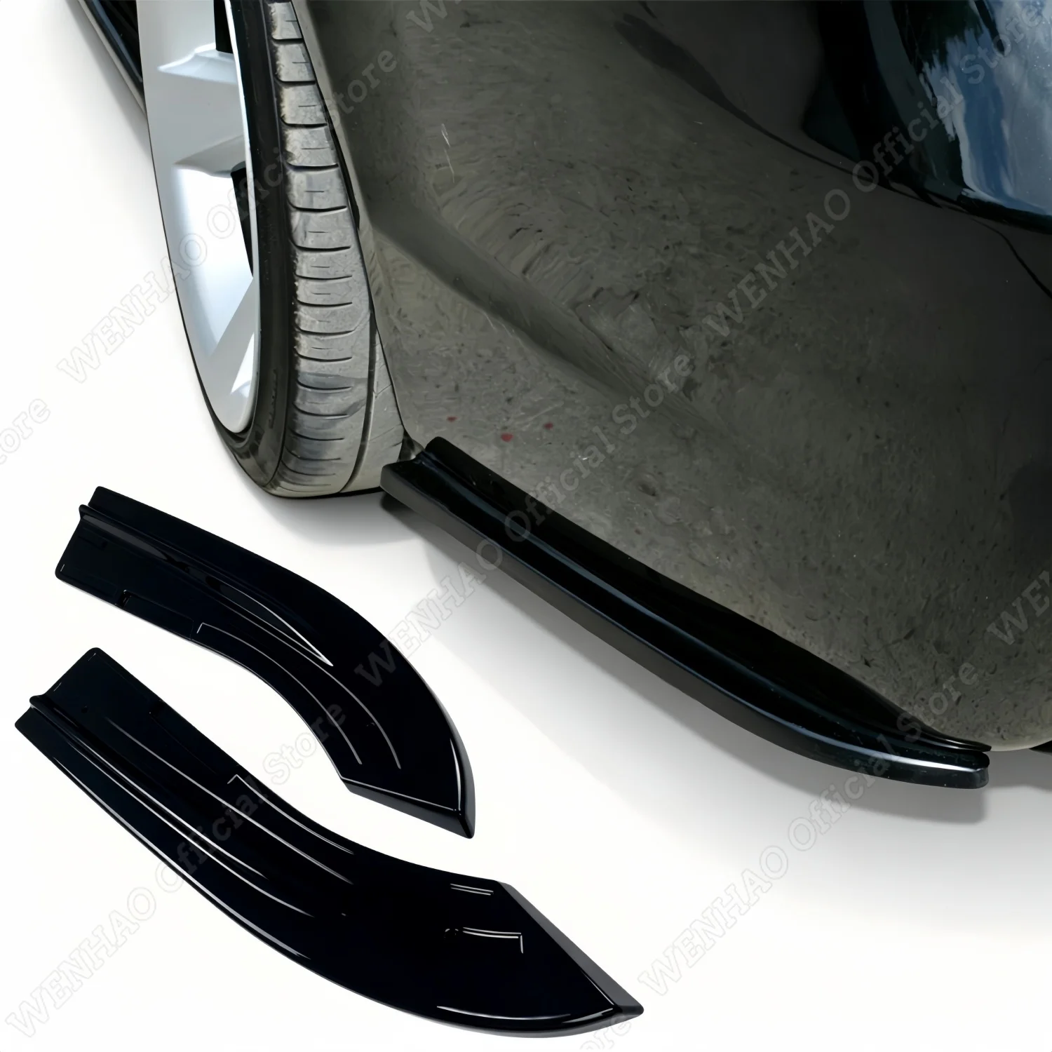 1Pair Gloss Black Car Rear Bumper Side Splitter For BMW E60 E61 M-Pack 2003-2010 Tuning Bumper Diffuser Protector Trims Body kit
1Pair Gloss Black Car Rear Bumper Side Splitter For BMW E60 E61 M-Pack 2003-2010 Tuning Bumper Diffuser Protector Trims Body kit