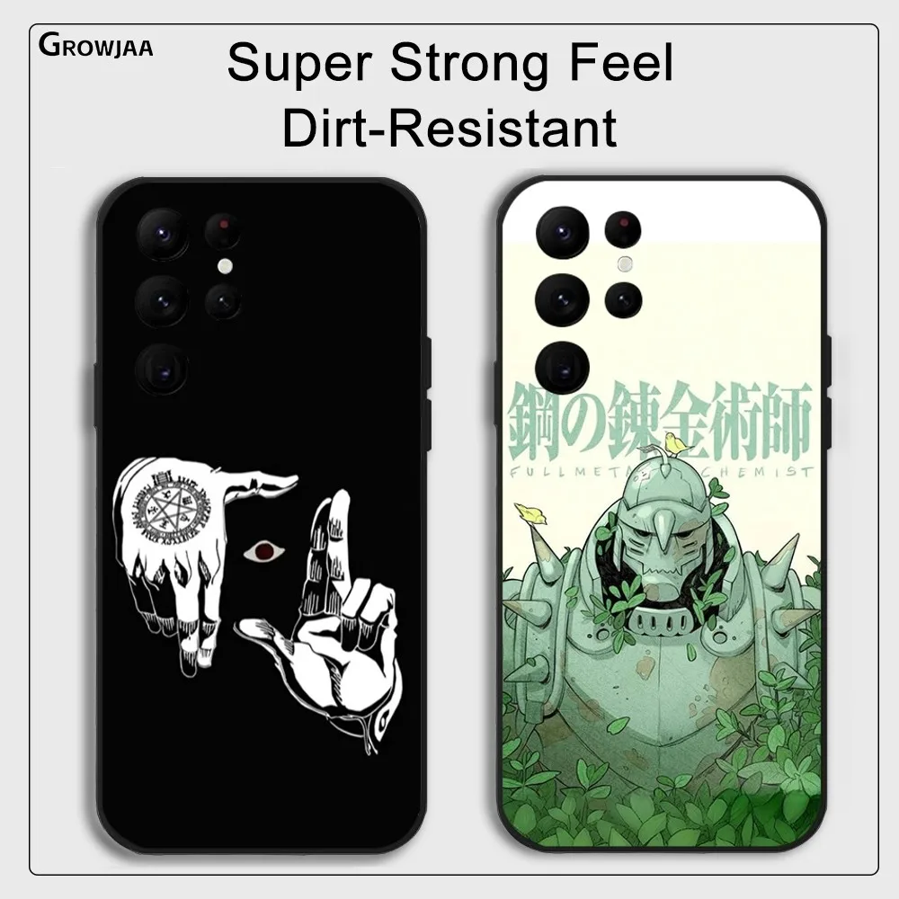 Cool F-Fullmetal A-Alchemists Phone Case for Samsung Galaxy S24 Ultra S22 S23 Ultra S21 S20 5G Protective Silicone TPU Funda
Cool F-Fullmetal A-Alchemists Phone Case for Samsung Galaxy S24 Ultra S22 S23 Ultra S21 S20 5G Protective Silicone TPU Funda