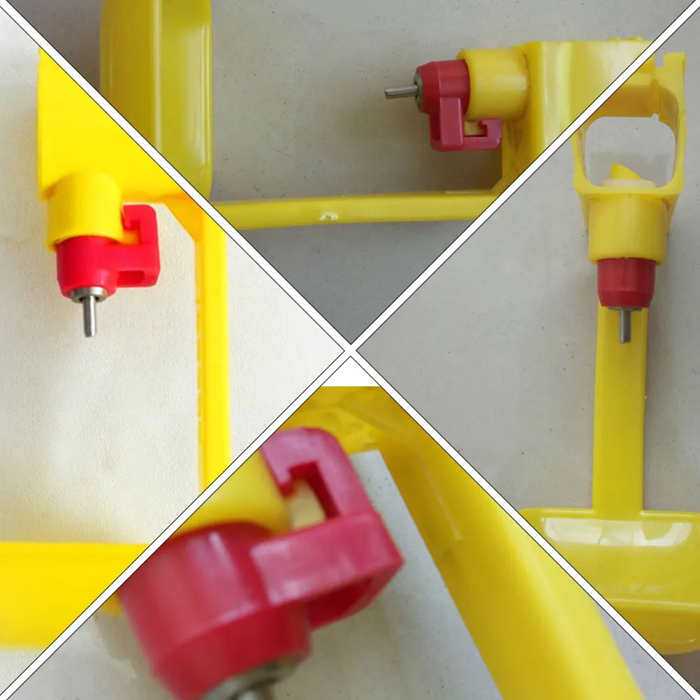 10PCS Chicken Waterer Drinking Fountains Automatic Nipple Cup Square Tube Durable Plastic Bright Commerce Poultry
10PCS Chicken Waterer Drinking Fountains Automatic Nipple Cup Square Tube Durable Plastic Bright Commerce Poultry