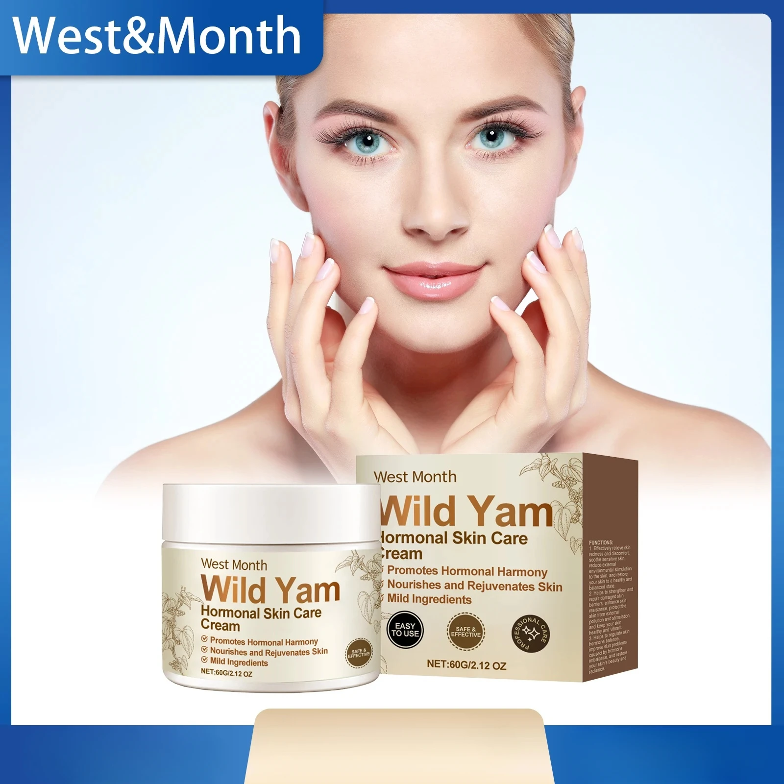 Facial Balance Cream For Moisturizing, Nourishing Face, Improving Skin Quality, Firming, Rejuvenating & Hydrating Cream
Facial Balance Cream For Moisturizing, Nourishing Face, Improving Skin Quality, Firming, Rejuvenating & Hydrating Cream