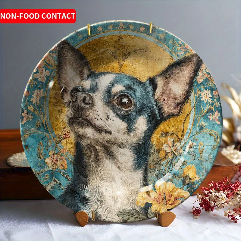 1 шт. сине-белая керамическая декоративная тарелка с дизайном милой собаки, настенная подвеска для домашнего декора, не еда, идеальный подарок для дома, жизни
1 шт. сине-белая керамическая декоративная тарелка с дизайном милой собаки, настенная подвеска для домашнего декора, не еда, идеальный подарок для дома, жизни