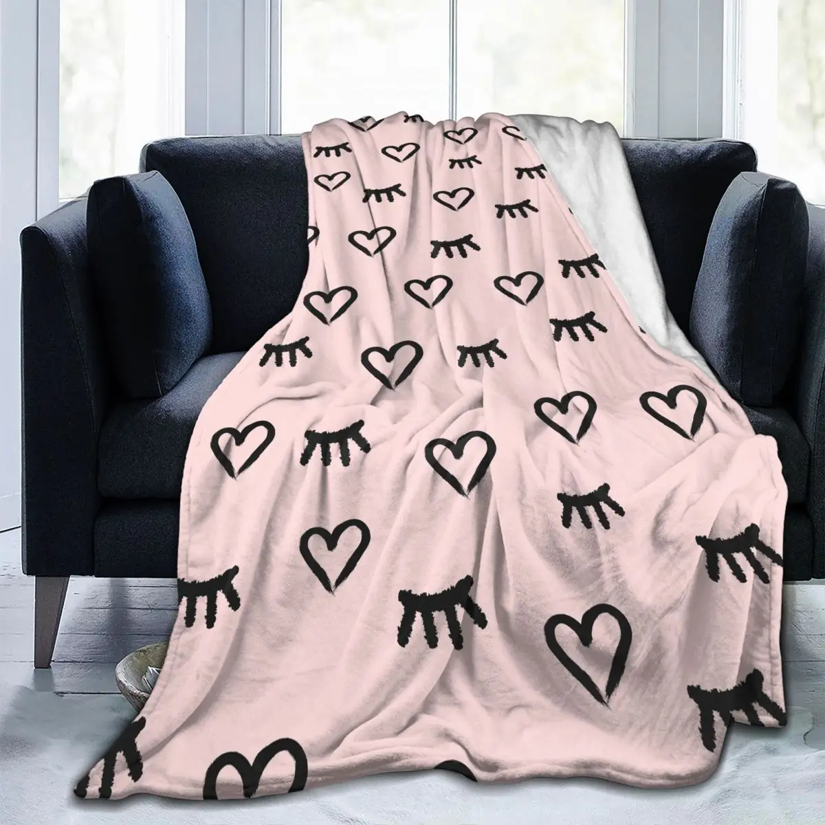 Cute Closed Eyelash Cartoon Blankets Fleece Decoration Multifunction Lightweight Throw Blanket for Home Car Bedspreads
Cute Closed Eyelash Cartoon Blankets Fleece Decoration Multifunction Lightweight Throw Blanket for Home Car Bedspreads