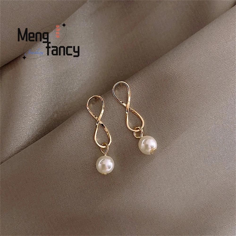 S925 Silver Needle Minimalist Metal Geometric Pearl Earrings, Niche Artistic Style Stud Earrings, And Sweet And Playful Earrings
S925 Silver Needle Minimalist Metal Geometric Pearl Earrings, Niche Artistic Style Stud Earrings, And Sweet And Playful Earrings