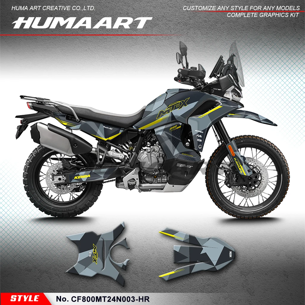 Набор графических наклеек HUMAART для CFMOTO 800MT-X MTX800, самоклеящиеся виниловые стикеры, прочный винил, комплект для восстановления.
Набор графических наклеек HUMAART для CFMOTO 800MT-X MTX800, самоклеящиеся виниловые стикеры, прочный винил, комплект для восстановления.