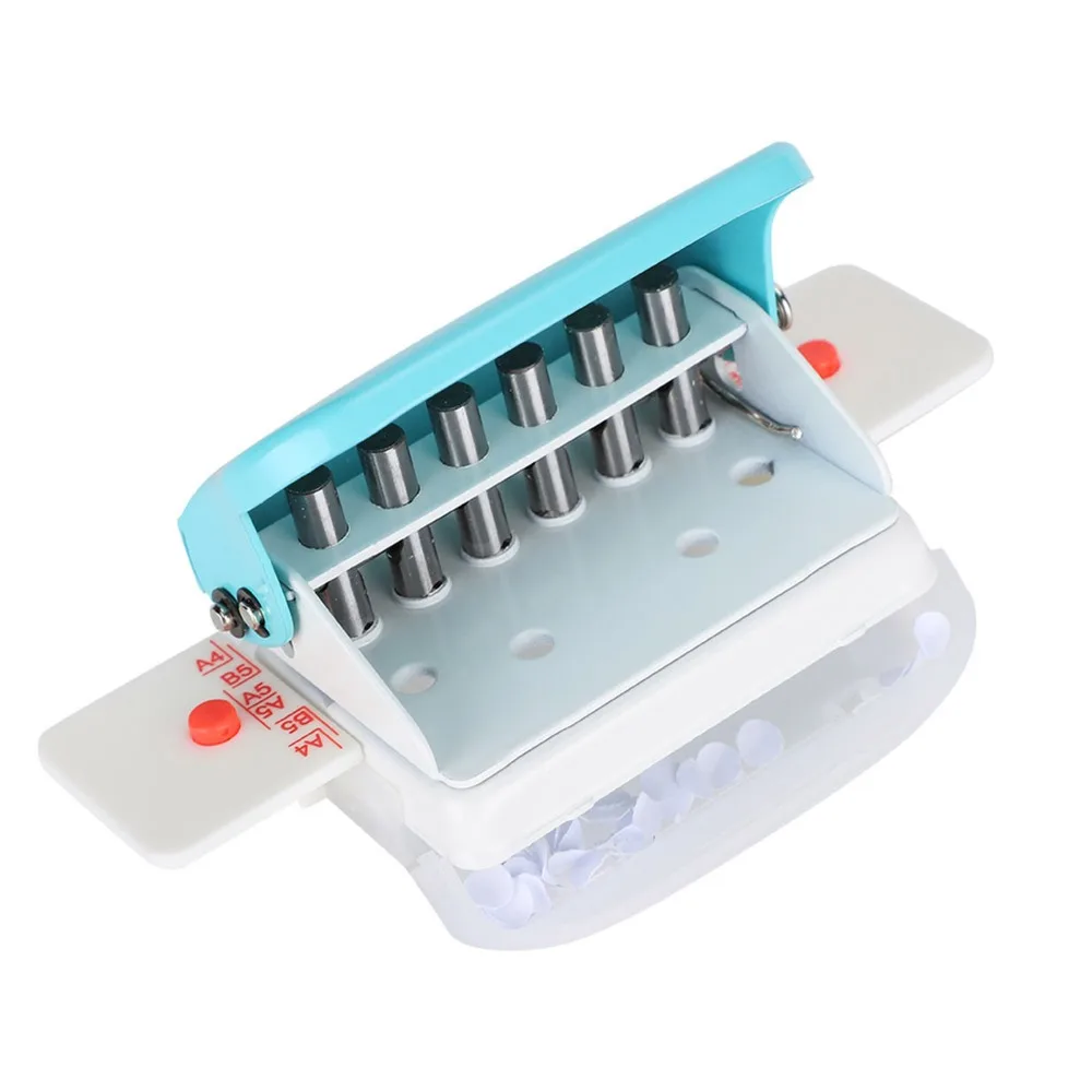 6 Hole Adjustable Hole Punch Adjustable 30/26/20 Holes Punching Machine Handheld Design Green Paper Hole Punching
6 Hole Adjustable Hole Punch Adjustable 30/26/20 Holes Punching Machine Handheld Design Green Paper Hole Punching