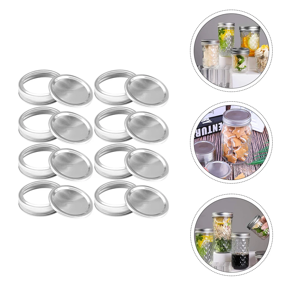 Sealed Aluminum Cover Airtight Lid Cap Split Type Metal Storage Solid Mason Jar Heavy Duty Lids Whorl Shape Screw On Freezer
Sealed Aluminum Cover Airtight Lid Cap Split Type Metal Storage Solid Mason Jar Heavy Duty Lids Whorl Shape Screw On Freezer