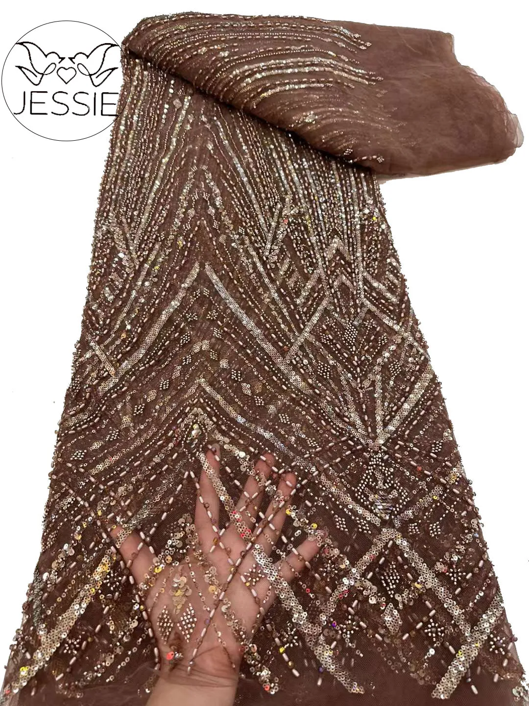 2023 New Luxury Elegant Gorgeous Shining Multi Color Sequins Net Lace French Stretch Tulle Net Fabric Party Evening Dress
2023 New Luxury Elegant Gorgeous Shining Multi Color Sequins Net Lace French Stretch Tulle Net Fabric Party Evening Dress
