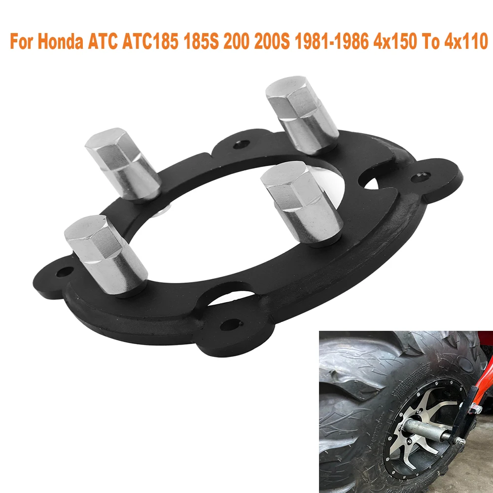 For Honda ATC ATC185 185S 200 200 MS Big Red 200 1981-1986 4x150 To 4x110 Front Wheel Adapter Kit Swamp Outlaw Motorcycle Parts
For Honda ATC ATC185 185S 200 200 MS Big Red 200 1981-1986 4x150 To 4x110 Front Wheel Adapter Kit Swamp Outlaw Motorcycle Parts