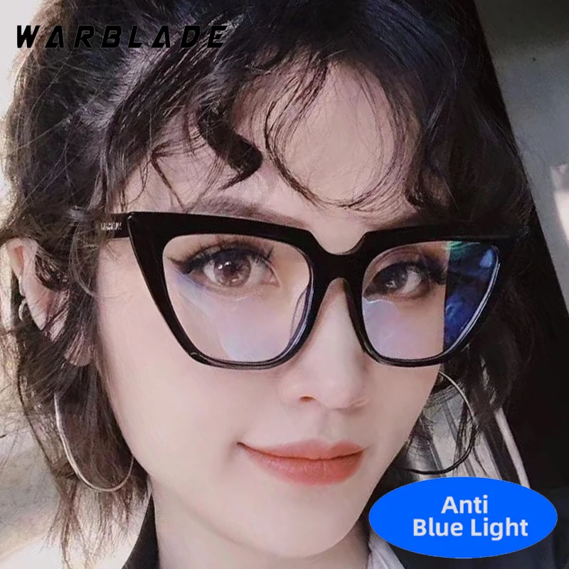 Retro Trendy Cat Eye Brand Designer Blue Light Blocking Women Glasses Big Frame Men Computer Work Eye Protection Optical Eyewear
Retro Trendy Cat Eye Brand Designer Blue Light Blocking Women Glasses Big Frame Men Computer Work Eye Protection Optical Eyewear