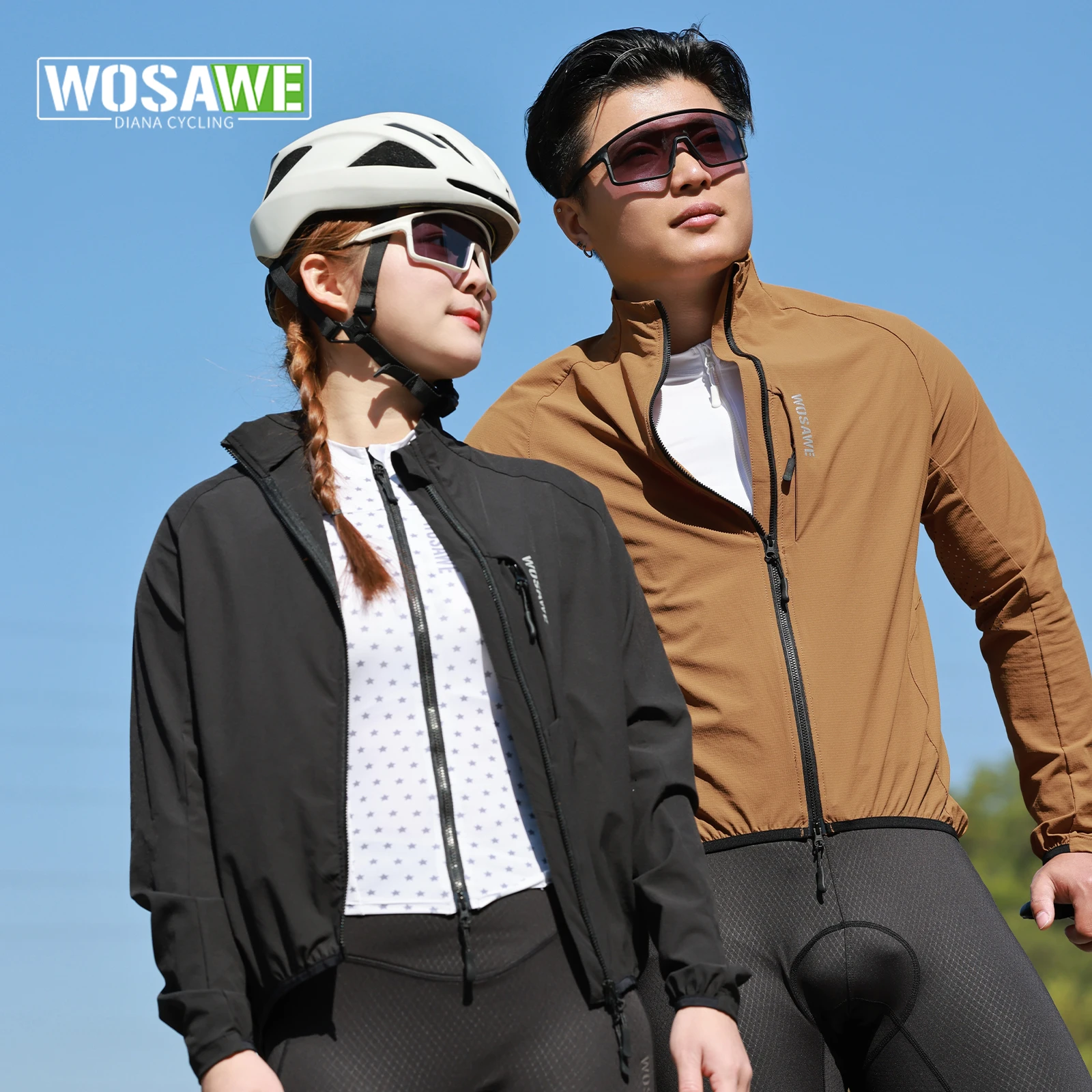 WOSAWE Lightweight Windproof Cycling Jacket Reflective Water-Resistant & Breathable For Outdoor Rides Windbreaker Men's Jacket
WOSAWE Lightweight Windproof Cycling Jacket Reflective Water-Resistant & Breathable For Outdoor Rides Windbreaker Men's Jacket