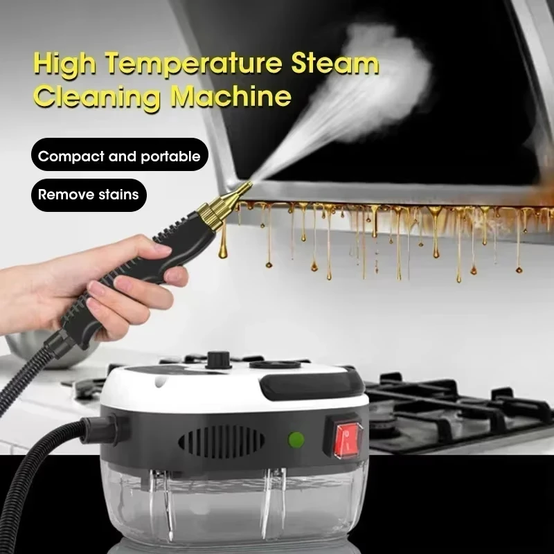 1500W High Temperature Steam Cleaner Jet Washer Cleaning Machine for Kitchen Range Hood Air Conditioner Car Home Appliances
1500W High Temperature Steam Cleaner Jet Washer Cleaning Machine for Kitchen Range Hood Air Conditioner Car Home Appliances