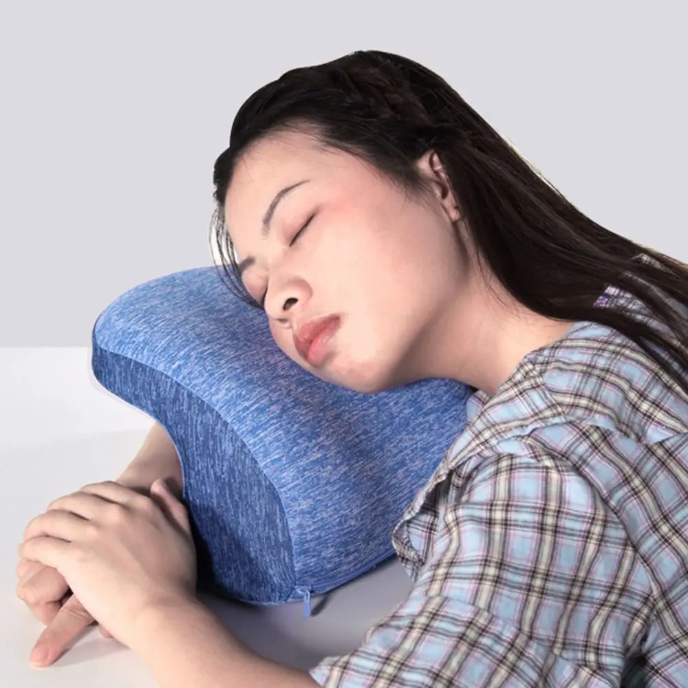 Portable Nap Sleeping Pillow Slow Rebound Comfortable Pillow Cushion Lightweight Breathable Face Down Desk Pillow
Portable Nap Sleeping Pillow Slow Rebound Comfortable Pillow Cushion Lightweight Breathable Face Down Desk Pillow