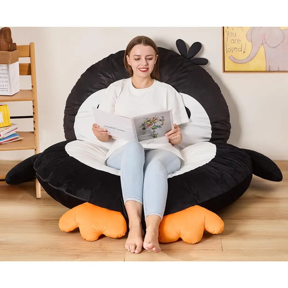 Bean Bag Chairs Bean Bag Floor Cushion Sleeping Mat Bean Bag Chair Adults Beanbag Lounger With Cute Penguin Design For Living
Bean Bag Chairs Bean Bag Floor Cushion Sleeping Mat Bean Bag Chair Adults Beanbag Lounger With Cute Penguin Design For Living