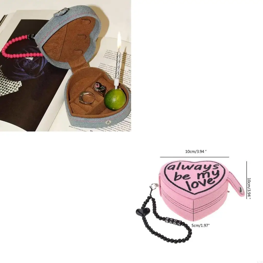 Jewelry Storage Box Denims Material Suitable for Home Organization and Traveling
Jewelry Storage Box Denims Material Suitable for Home Organization and Traveling