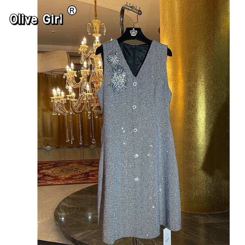 Элегантное платье Olivegirl с бисером, пайетками и цветочным узором, женская одежда, клетчатое платье с жемчужной застежкой на талии, приталенное, подчеркивающее фигуру, с эффектом стройности
Элегантное платье Olivegirl с бисером, пайетками и цветочным узором, женская одежда, клетчатое платье с жемчужной застежкой на талии, приталенное, подчеркивающее фигуру, с эффектом стройности