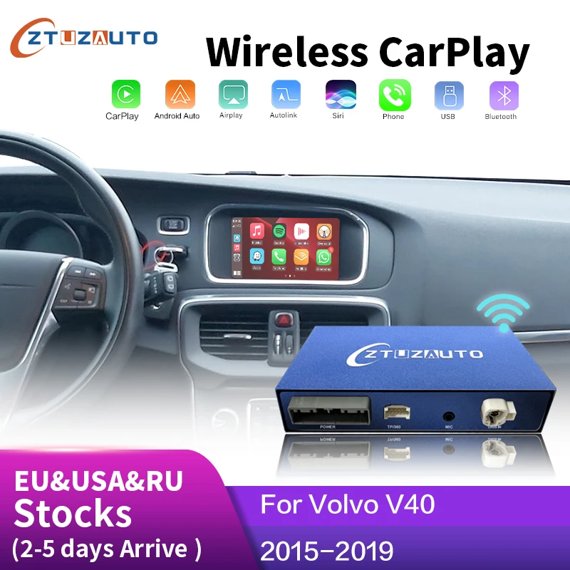 Беспроводной CarPlay для Volvo V40 2015-2019 7-дюймовый экран Android Auto Интерфейс Mirror Link AirPlay Car Play Поддержка камеры заднего вида
Беспроводной CarPlay для Volvo V40 2015-2019 7-дюймовый экран Android Auto Интерфейс Mirror Link AirPlay Car Play Поддержка камеры заднего вида