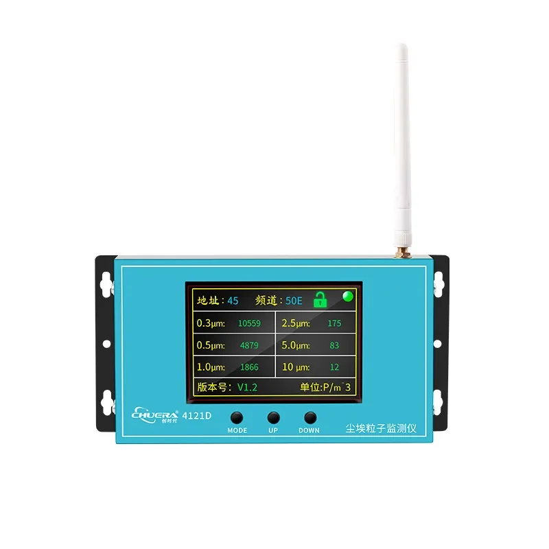Chuangshi Wireless Digital Display Dust Particle Detection 4121D Alarm Six-channel Large Flow Detection
Chuangshi Wireless Digital Display Dust Particle Detection 4121D Alarm Six-channel Large Flow Detection