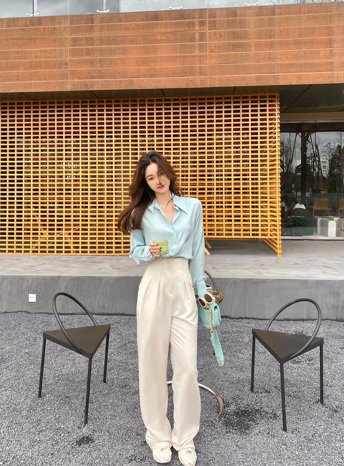 CCZEE Spring New Wide Leg Pants Draping Commute Super Long Legs Visual Goddess High Waist Polyester Casual Trousers
CCZEE Spring New Wide Leg Pants Draping Commute Super Long Legs Visual Goddess High Waist Polyester Casual Trousers