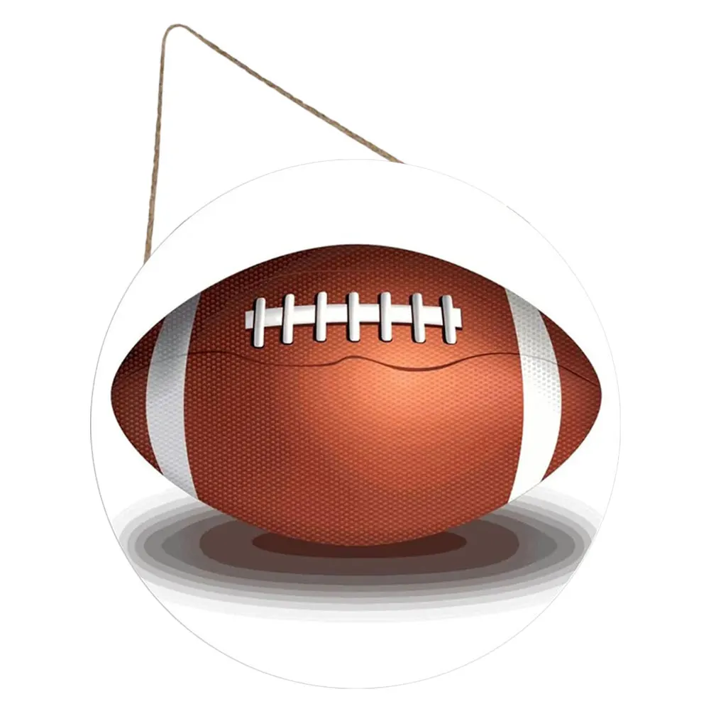 Rugby Hanging Decoration Wood Ornament Signs Pendant Home Wall Sports Ball Shaped Round Sign Decor Kitchen Bedroom Bathroom
Rugby Hanging Decoration Wood Ornament Signs Pendant Home Wall Sports Ball Shaped Round Sign Decor Kitchen Bedroom Bathroom