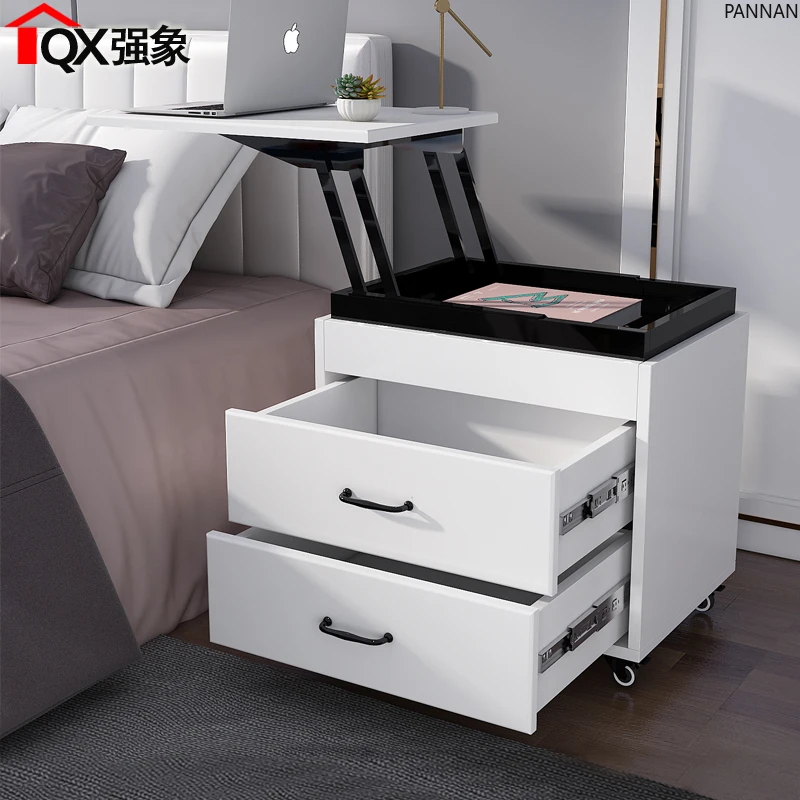Modern Simple Multifunctional Lifting Bedside Table with Wheeled Drawer Storage Side Table
Modern Simple Multifunctional Lifting Bedside Table with Wheeled Drawer Storage Side Table