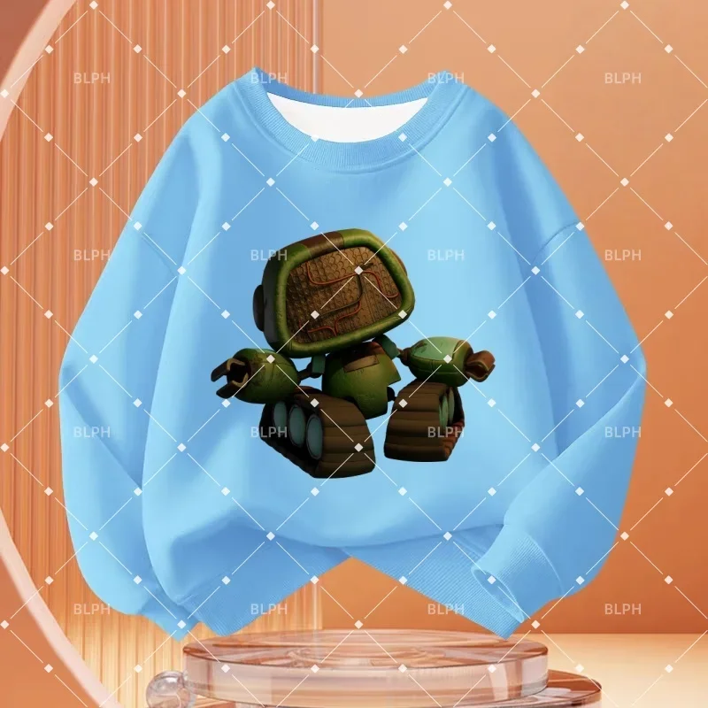 Детская толстовка Poppy Playtime Damaged Boogie Bot с круглым вырезом и принтом робота, пуловер с длинными рукавами
Детская толстовка Poppy Playtime Damaged Boogie Bot с круглым вырезом и принтом робота, пуловер с длинными рукавами