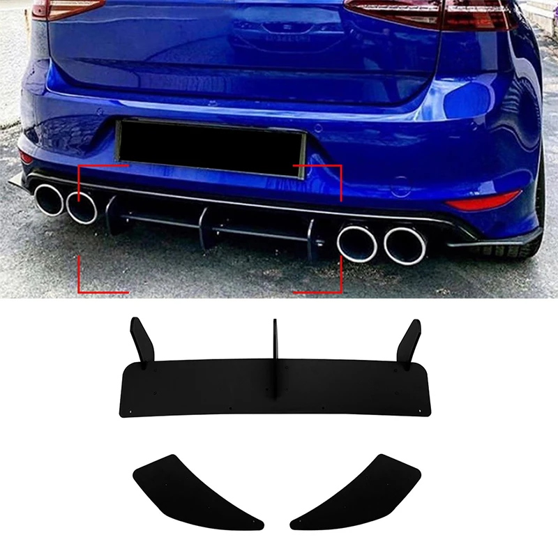 Rear Bumper Diffuser Lip Spoiler Splitter Protector For Volkswagen Golf 7 R R-Line 2013-2016 Decoration Guard
Rear Bumper Diffuser Lip Spoiler Splitter Protector For Volkswagen Golf 7 R R-Line 2013-2016 Decoration Guard