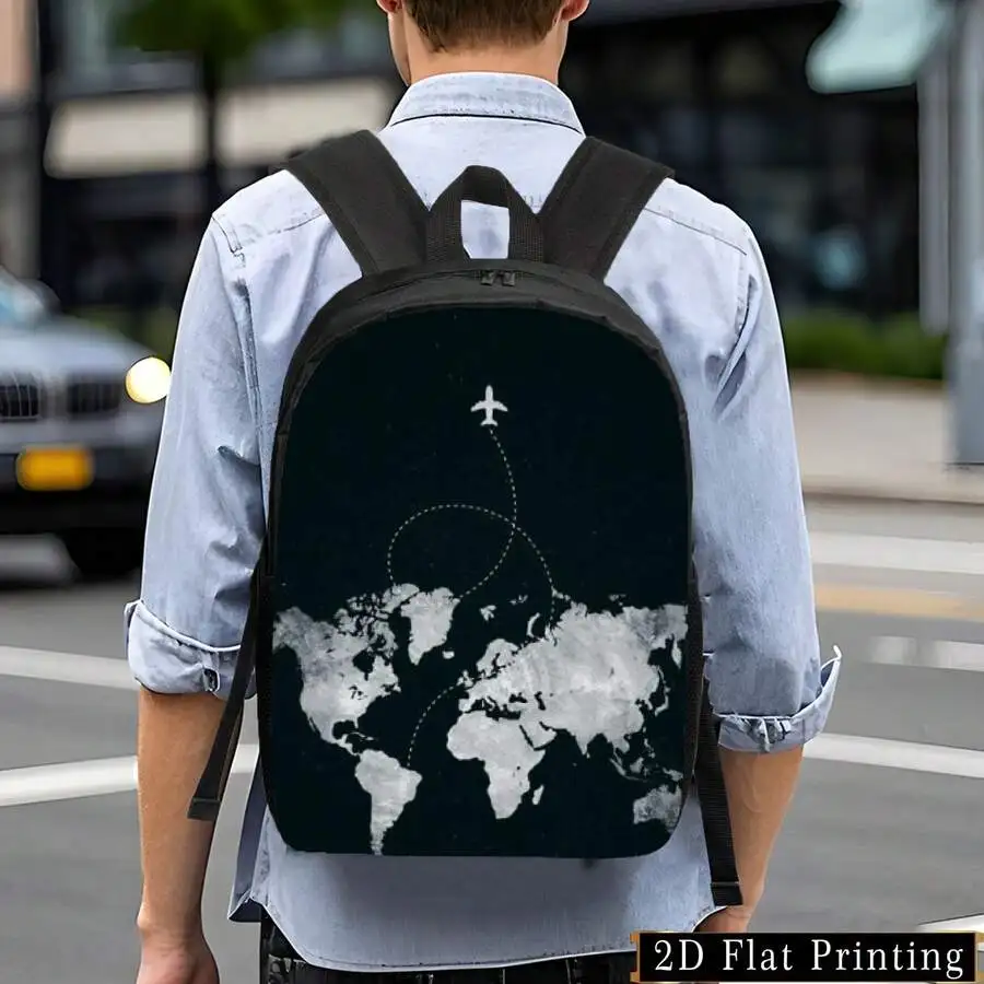 Stylish World Map Print Backpack For Adults Lightweight Large Capacity Daily Commute Bag
Stylish World Map Print Backpack For Adults Lightweight Large Capacity Daily Commute Bag