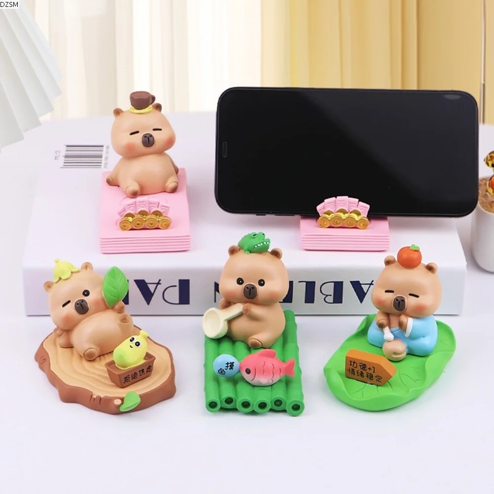 Figure Model Capybara Phone Holder Support Animal Capybara Mobile Phone Stand Desk Decor Cartoon Capybara Cell Phone Bracket
Figure Model Capybara Phone Holder Support Animal Capybara Mobile Phone Stand Desk Decor Cartoon Capybara Cell Phone Bracket