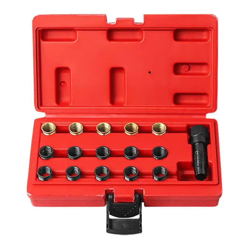 Automotive Spark Plug Thread Repair Tools Double-Ended Spark Plug Thread Tapping Screws Kit Repair Tool For Car Sedan Truck suv
Automotive Spark Plug Thread Repair Tools Double-Ended Spark Plug Thread Tapping Screws Kit Repair Tool For Car Sedan Truck suv