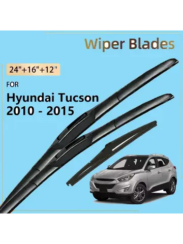 Balais d'essuie-glace avant et arrière pour Hyundai Tucson ix35 2010 - 2015 2014 2013 2012 2011, accessoires, brosses de fenêtre de pare-brise