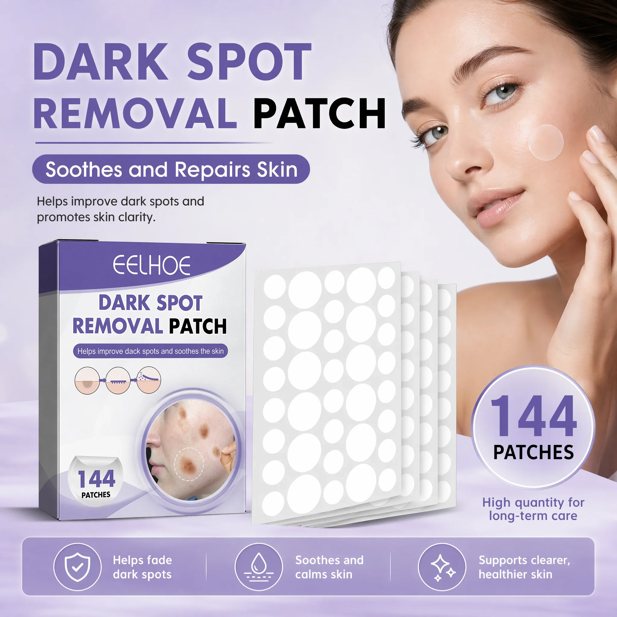 Face Dark Spot Remover Patches, Invisible Acne Pimple Concealer, Brightening Lightening Melasma & Spots Marks Corrector Patches
Face Dark Spot Remover Patches, Invisible Acne Pimple Concealer, Brightening Lightening Melasma & Spots Marks Corrector Patches