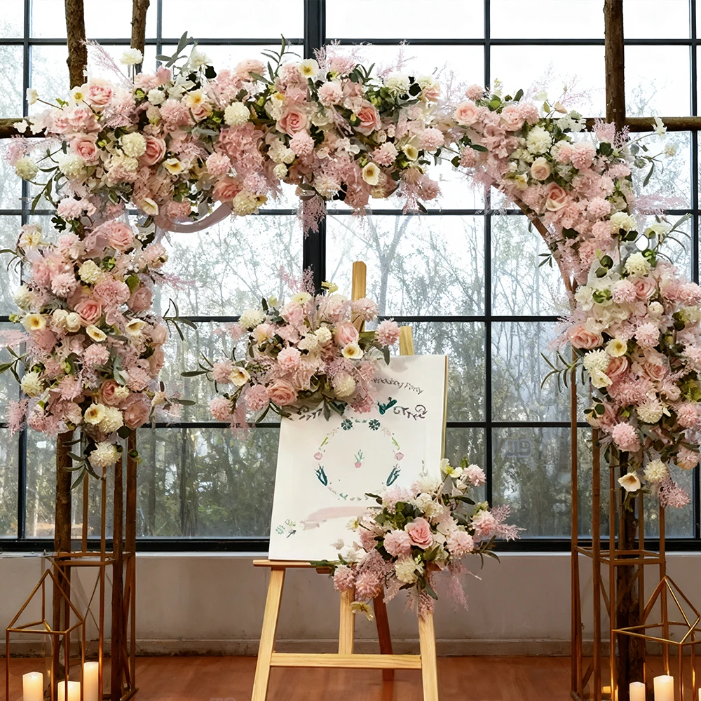 Hot Sale Floral Artificial Flower Arch Wedding Backdrop Arch For Wedding Decoration Supplies
Hot Sale Floral Artificial Flower Arch Wedding Backdrop Arch For Wedding Decoration Supplies