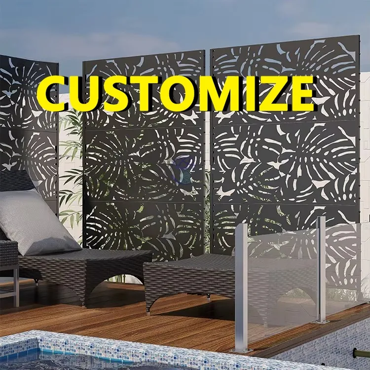 Any Size Custom Decorative Privacy Fence Panel Laser Cut Metal Aluminum Steel Garden Balcony Pool Outdoor Weatherproof Durable H
Any Size Custom Decorative Privacy Fence Panel Laser Cut Metal Aluminum Steel Garden Balcony Pool Outdoor Weatherproof Durable H