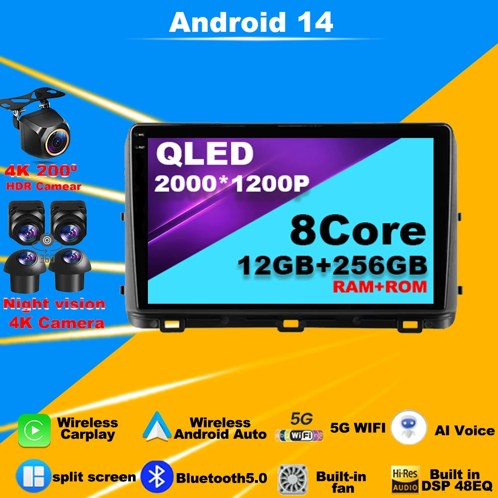 Android 14 Car Radio For Kia Ceed 3 CD 2018 - 2022 Multimedia Video Player GPS Navigation WIFI BT Stereo Carplay AutoRadio
Android 14 Car Radio For Kia Ceed 3 CD 2018 - 2022 Multimedia Video Player GPS Navigation WIFI BT Stereo Carplay AutoRadio