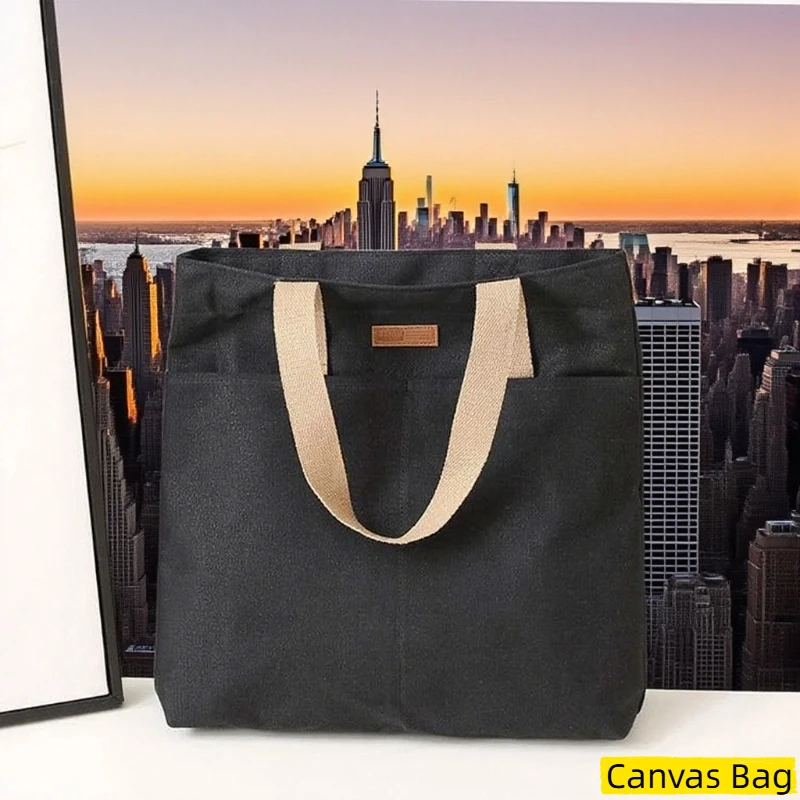 Sewing Thread Canvas Tote Bag for Women,Large Capacity Shoulder Bag Reusable Shopping Bags Convenient Female's Commuter Bag 2025
Sewing Thread Canvas Tote Bag for Women,Large Capacity Shoulder Bag Reusable Shopping Bags Convenient Female's Commuter Bag 2025