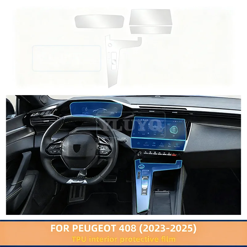 For Peugeot 408 2023 2024 2025 Car GPS Navigation Screen Protective Film Gear Shift Panel TPU Sticker Interior Film
For Peugeot 408 2023 2024 2025 Car GPS Navigation Screen Protective Film Gear Shift Panel TPU Sticker Interior Film