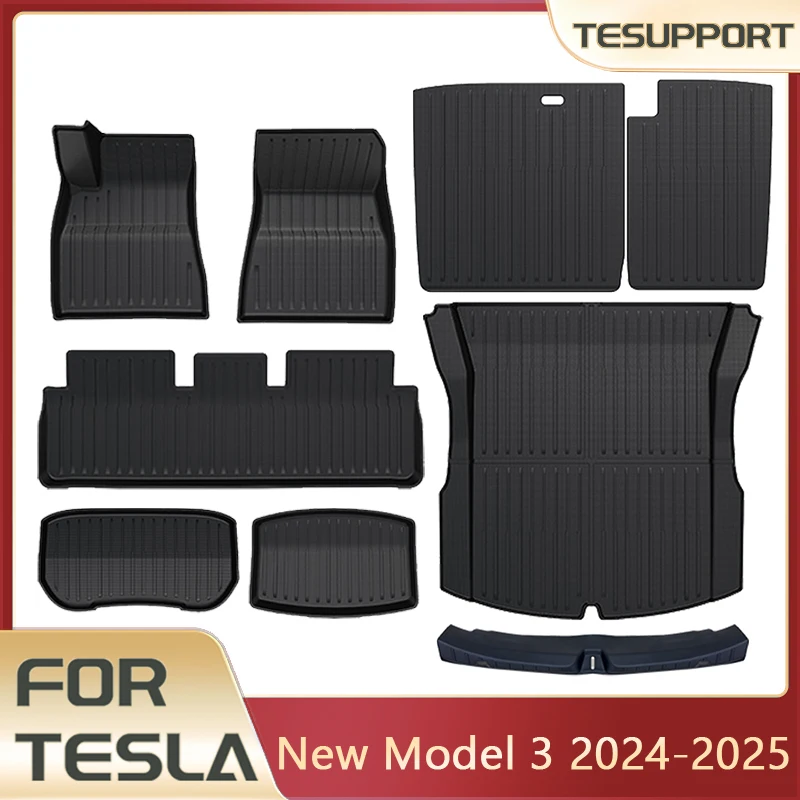 For Tesla Model 3 Highland 2025 Accessories Floor Mats Cargo Liner Waterproof Anti-slip Trunk Mat TPE Pads for Tesla New Model 3
For Tesla Model 3 Highland 2025 Accessories Floor Mats Cargo Liner Waterproof Anti-slip Trunk Mat TPE Pads for Tesla New Model 3
