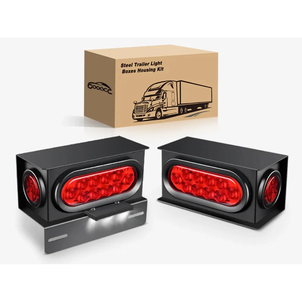 Nilight 2PC Trailer Light Boxes Housing Kit,6’Oval LED Trailer Tail Lights 2’ Side Marker Lights Signal Brake Reverse Lamp Truck
Nilight 2PC Trailer Light Boxes Housing Kit,6’Oval LED Trailer Tail Lights 2’ Side Marker Lights Signal Brake Reverse Lamp Truck