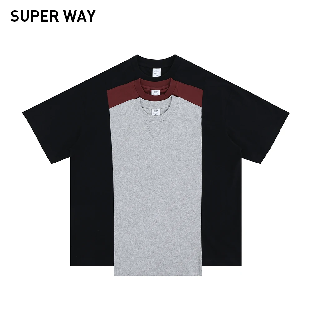 Superway Men's Niche T-Shirts Patchwork Design Casual Short Sleeves Summer Tees High Street Loose Retro American Style Y2K Tops
Superway Men's Niche T-Shirts Patchwork Design Casual Short Sleeves Summer Tees High Street Loose Retro American Style Y2K Tops