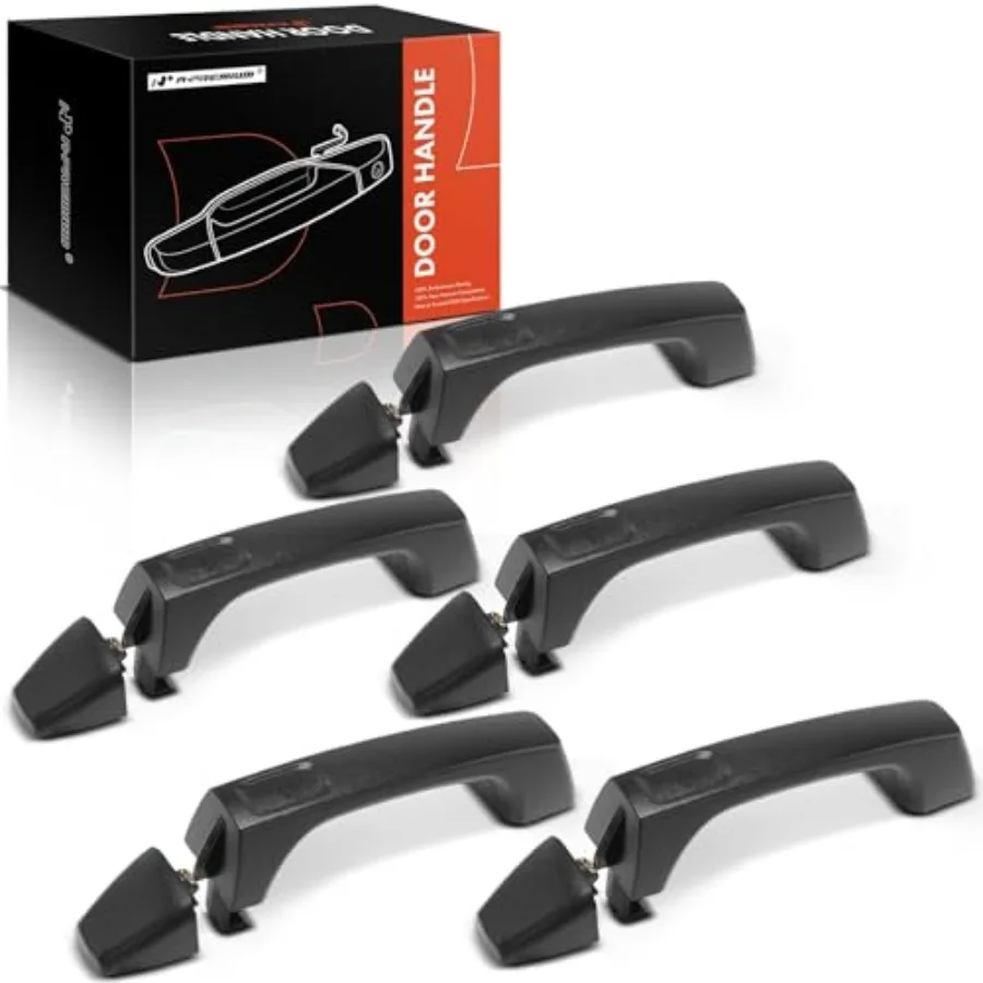 Outside Exterior Door Handles Compatible with Hummer H3 2006 2007 2008 2009 2010,,5-PC Set, Front and Rear and Cargo
Outside Exterior Door Handles Compatible with Hummer H3 2006 2007 2008 2009 2010,,5-PC Set, Front and Rear and Cargo