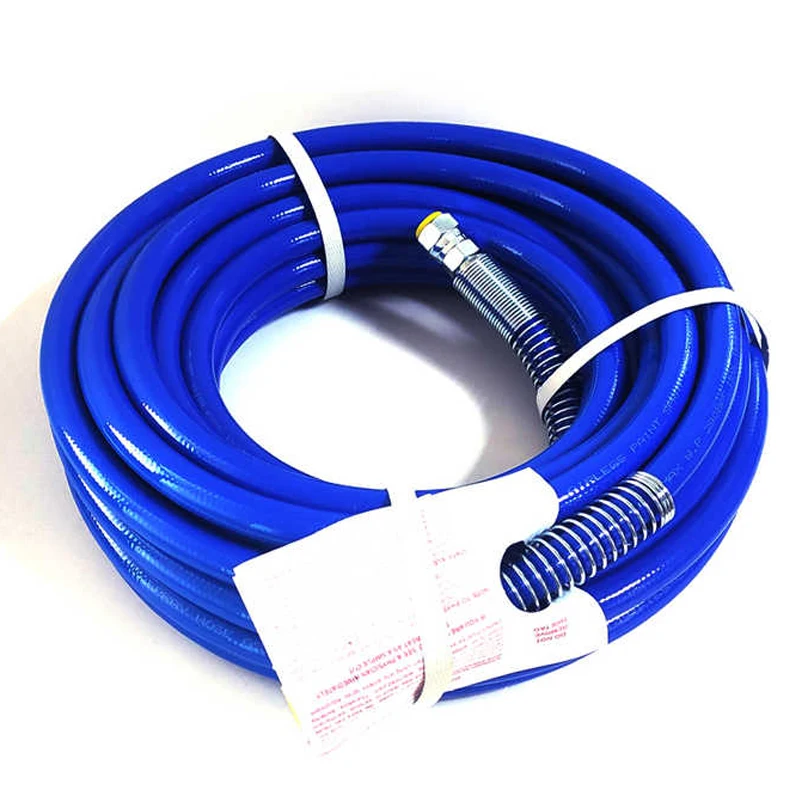 3/8 Putty Painting Airless Sprayer High-Pressure Pipe 13M 25M Explosion-proof Steel Wire Pipe Working Pressure 4350PSI
3/8 Putty Painting Airless Sprayer High-Pressure Pipe 13M 25M Explosion-proof Steel Wire Pipe Working Pressure 4350PSI
