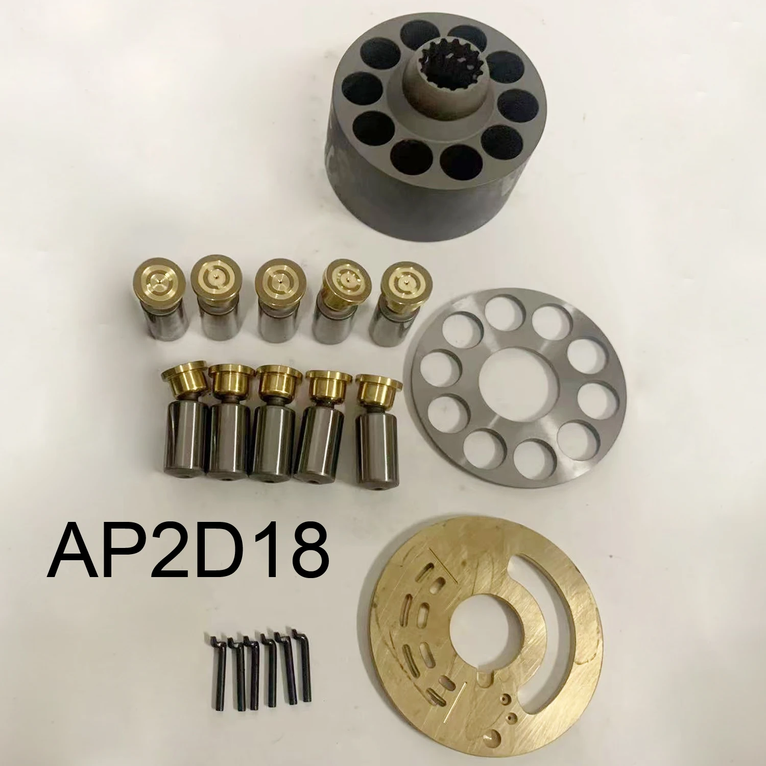 AP2D18 for Kubota U30 for ishikawashima 45 Excavator main hydraulic pump valve plate swing nine hole plunger plane repair kit
AP2D18 for Kubota U30 for ishikawashima 45 Excavator main hydraulic pump valve plate swing nine hole plunger plane repair kit