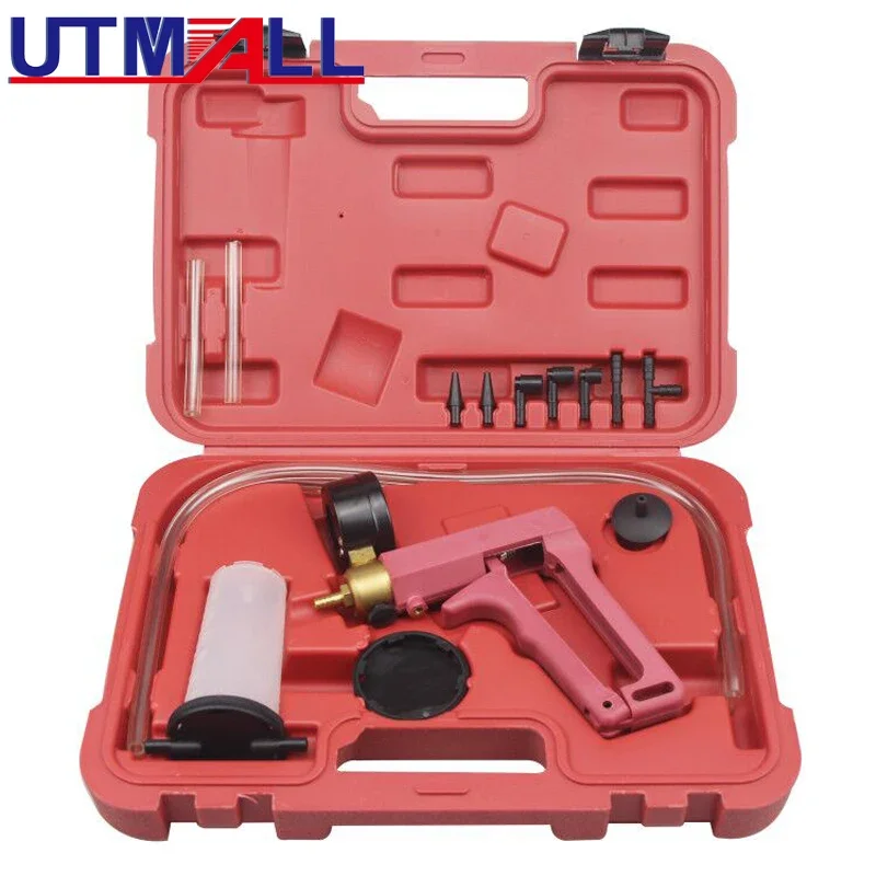 Hand Held Vacuum Pump& Vacumm Tester Brake Bleeder Set FOR CARS ETC
Hand Held Vacuum Pump& Vacumm Tester Brake Bleeder Set FOR CARS ETC