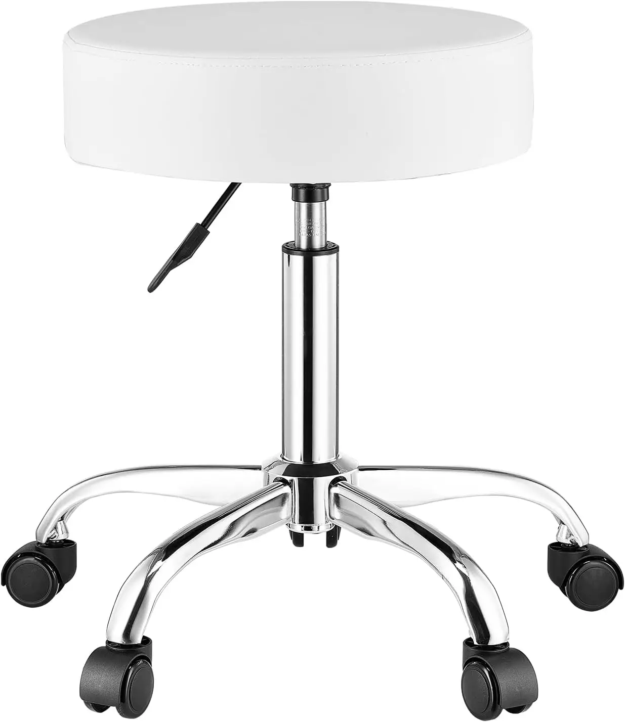 Rolling Stool with Wheels, 450 LBS Capacity Height Adjustable Round Swivel Stool, Thickened PU Leather Seat for Salon Spa
Rolling Stool with Wheels, 450 LBS Capacity Height Adjustable Round Swivel Stool, Thickened PU Leather Seat for Salon Spa