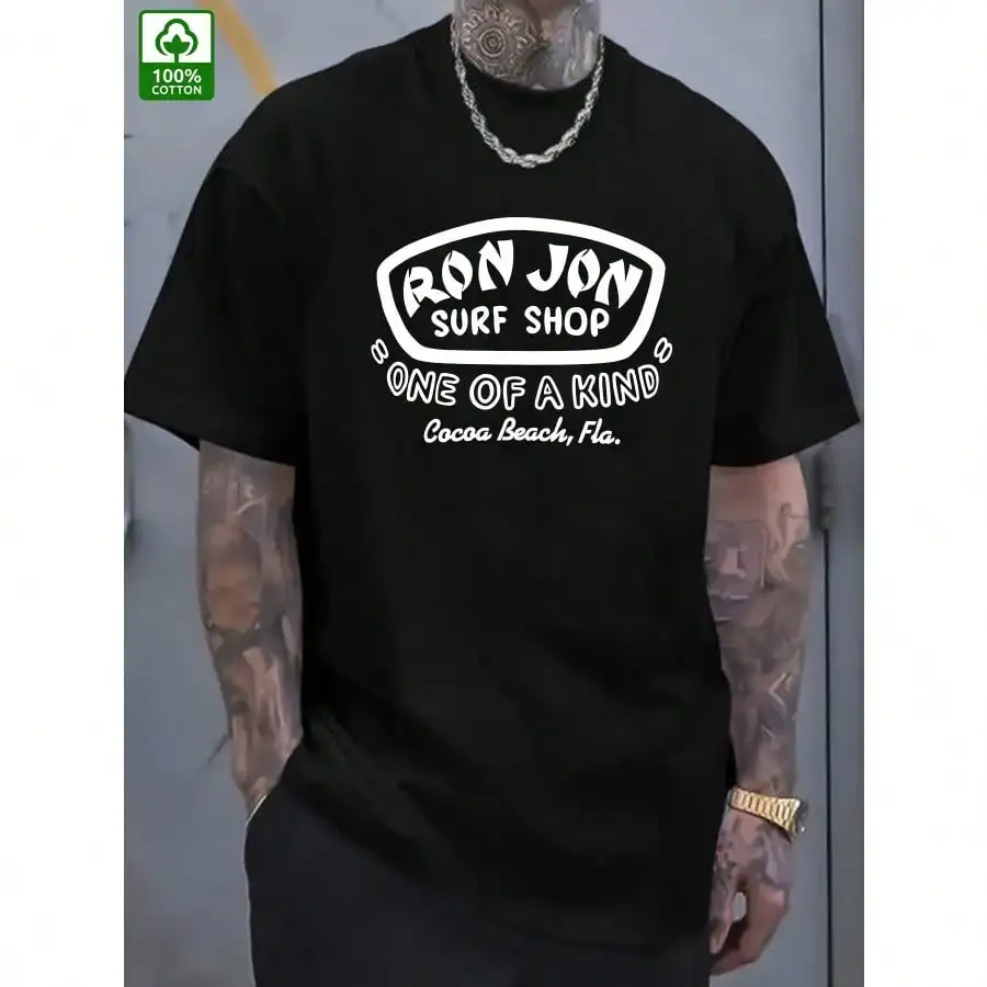 Summer Trend Men'S Pure Cotton T-Shirt, Surfing Casual Front Pattern Printing, Outdoor Wear Men'S Fashion Pure Cotton T-Shirt
Summer Trend Men'S Pure Cotton T-Shirt, Surfing Casual Front Pattern Printing, Outdoor Wear Men'S Fashion Pure Cotton T-Shirt