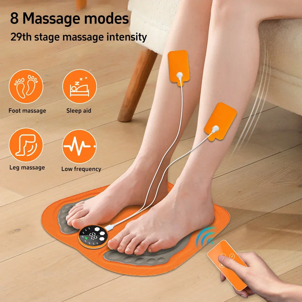 3D Foot Massage Pad Wireless Control Feet Massager Improve Blood Circulation Relax Muscles Slim Rechargeable Foot Pad Pain
3D Foot Massage Pad Wireless Control Feet Massager Improve Blood Circulation Relax Muscles Slim Rechargeable Foot Pad Pain
